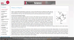 Desktop Screenshot of heparinscience.com